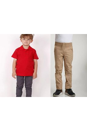 ست بالاتنه و پائین تنه قهوه ای بچه گانه بافتنی FATELLA - کد 754560595