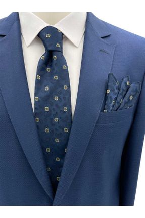 کراوات سرمه ای مردانه پارچه نساجی Standart کد 754630074