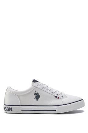 کفش اسنیکر سفید مردانه بند دار U.S. Polo Assn. - کد 754807163
