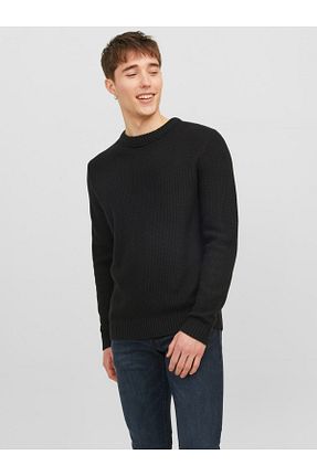 پلیور مشکی مردانه ساده Jack & Jones - کد 754889292