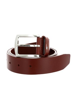 کمربند قهوه ای مردانه چرم خالص Tommy Hilfiger - کد 753880566
