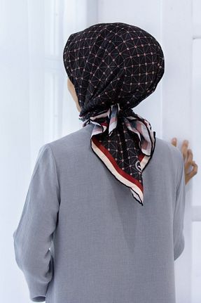 روسری مشکی پلی استر VİOLLA - کد 338812691