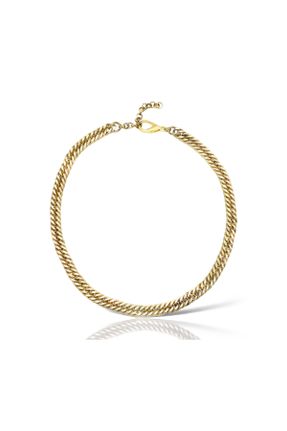 گردنبند جواهر طلائی زنانه روکش طلا کد 265673504