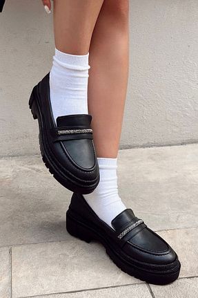کفش کژوال مشکی زنانه چرم مصنوعی MEVESE - کد 379920759