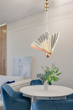 لوستر زرد فلزی Fico Home - کد 363329822