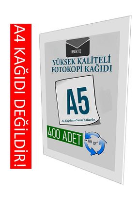 کاغذ فتوکپی و چاپ A5 Doğasever - کد 455108815