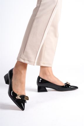 کفش پاشنه بلند کلاسیک مشکی زنانه پاشنه ساده پاشنه کوتاه ( 4 - 1 cm ) کد 753269307