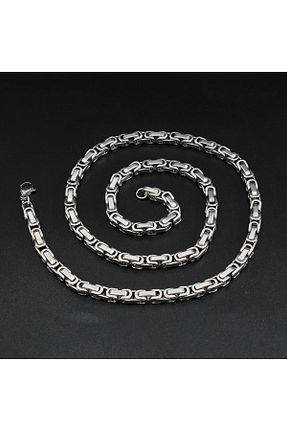 گردنبند استیل ( فولاد ) طوسی مردانه استیل (فولاد) Sewor - کد 729784427