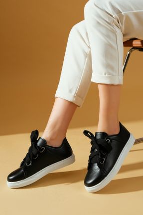 کفش کژوال مشکی زنانه چرم مصنوعی پاشنه کوتاه ( 4 - 1 cm ) پاشنه ساده کد 35865239