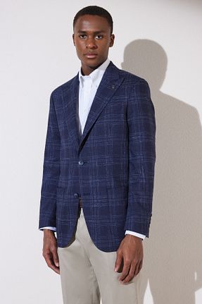 کت سرمه ای مردانه اسلیم فیت BROOKS BROTHERS - کد 754499089