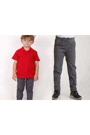 ست بالاتنه و پائین تنه طوسی بچه گانه بافتنی FATELLA - کد 754582664
