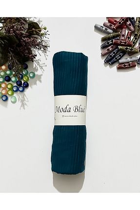 شال آبی زنانه پلی استر Moda Blue - کد 754786189