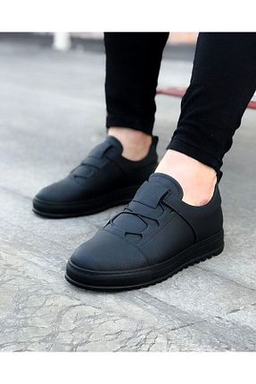 کفش اسنیکر مشکی مردانه بند دار BZ Moda - کد 754747222