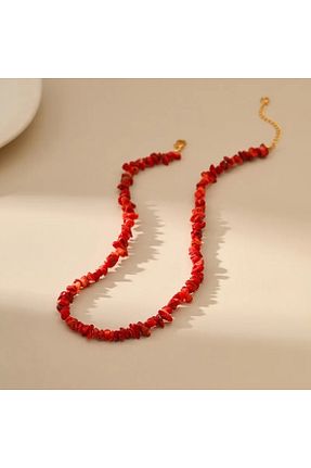 گردنبند جواهر قرمز زنانه سنگ Atelier Çağla - کد 754880305