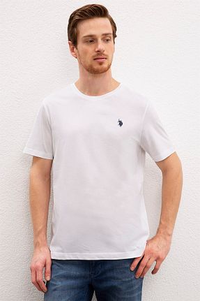 تیشرت سفید مردانه رگولار U.S. Polo Assn. - کد 94560911