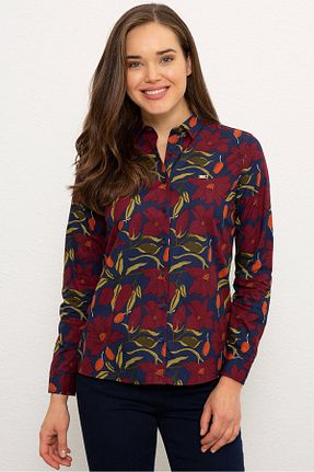 پیراهن سرمه ای زنانه اسلیم فیت U.S. Polo Assn. - کد 56517377
