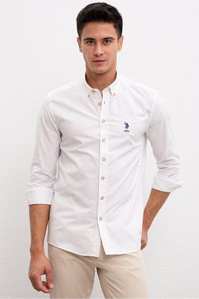 پیراهن سفید مردانه رگولار U.S. Polo Assn. - کد 31316768