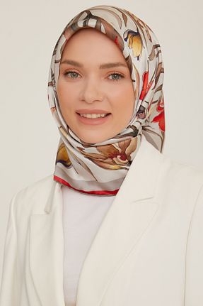 روسری سرمه ای ساتن Armine - کد 450494647