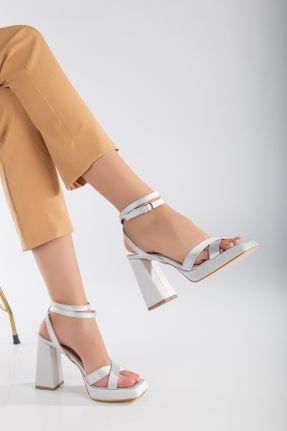 کفش مجلسی زنانه چرم مصنوعی پاشنه ضخیم پاشنه بلند ( +10 cm) کد 755870841