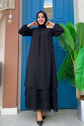 لباس حجاب مشکی زنانه رگولار Bym Fashion - کد 756794100