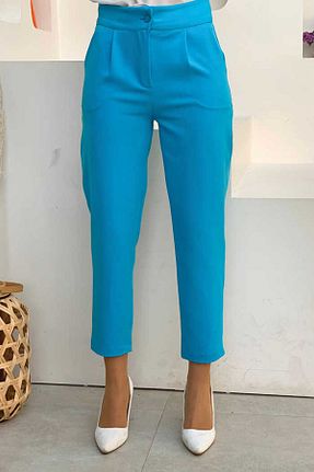 شلوار حجاب آبی زنانه مخلوط پلی استر Bym Fashion - کد 756099737