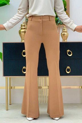 شلوار حجاب قهوه ای زنانه جین Bym Fashion - کد 756106898