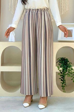 شلوار حجاب طوسی زنانه بافتنی Bym Fashion - کد 756097351