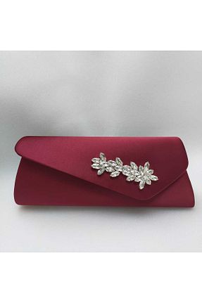 کیف مجلسی زرشکی زنانه پارچه ای bsc - کد 339688631