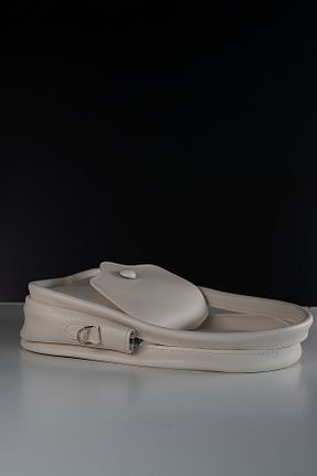 کیف دوشی بژ زنانه چرم مصنوعی Pek Moda - کد 747449745