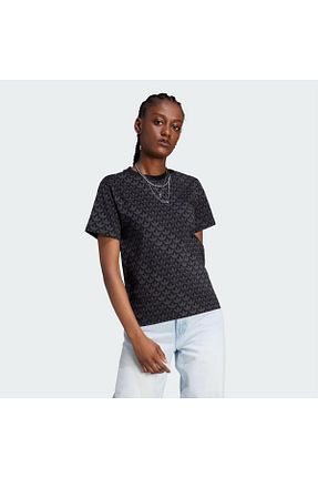 تیشرت اسپرت مشکی زنانه رگولار adidas - کد 756249460