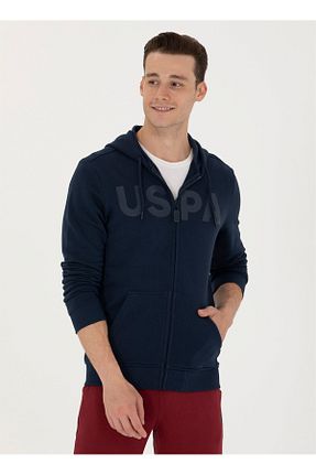 سوئیشرت سرمه ای مردانه ساده U.S. Polo Assn. - کد 756564508