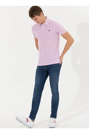 تیشرت صورتی مردانه اسلیم فیت U.S. Polo Assn. - کد 756565968