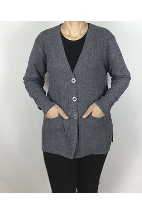 رویه حجاب طوسی زنانه پشمی ECE GİYİM - کد 755052914