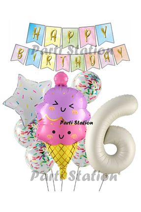 بادکنک رنگی Parti Station - کد 755530238