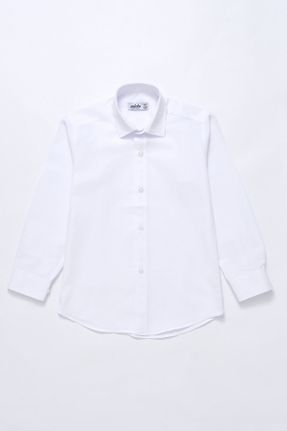 پیراهن سفید بچه گانه پنبه - پلی استر کد 664914481