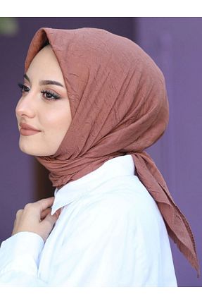 روسری صورتی پنبه پلی استر nuray taş - کد 749174628