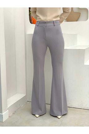شلوار حجاب طوسی زنانه بافتنی Bym Fashion - کد 756100726