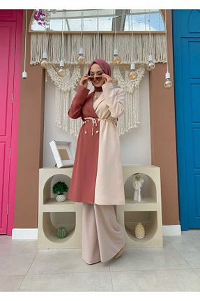 کت حجاب صورتی زنانه رگولار Bym Fashion - کد 756117112