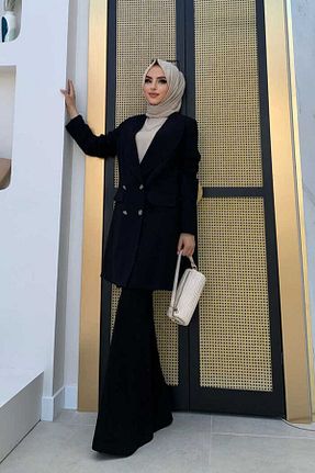 کت حجاب مشکی زنانه رگولار Bym Fashion - کد 756116621