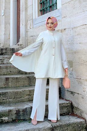 ست بالاتنه و پائین تنه حجاب نباتی زنانه رگولار Bym Fashion - کد 756795731
