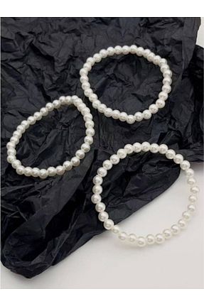 دستبند مروارید بژ İsabella Accessories - کد 756471468