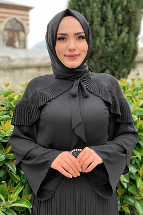 بلوز حجاب مشکی زنانه رگولار Bym Fashion - کد 756602808