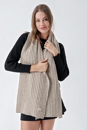 شال گردن قهوه ای زنانه تریکو CHUBA - کد 756710096