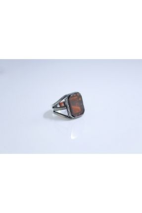 انگشتر نقره قرمز مردانه زیرکن bymissmücevherat - کد 385080713