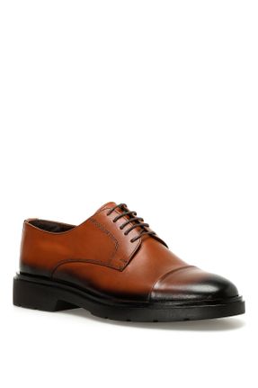 کفش کلاسیک قهوه ای مردانه پاشنه کوتاه ( 4 - 1 cm ) پاشنه ساده کد 755239093