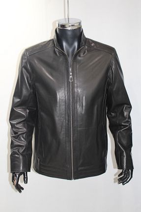 کاپشن مشکی مردانه رگولار Metins Leather - کد 755560679