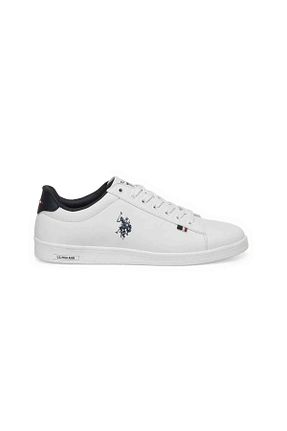 کفش اسنیکر سفید مردانه بند دار U.S. Polo Assn. - کد 756092781