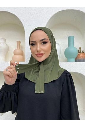 کلاه شنای حجاب خاکی زنانه nuray taş - کد 749605503