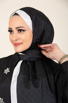 شال مشکی زنانه پلی استر DELUX POLO - کد 301834045