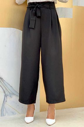 شلوار حجاب مشکی زنانه مخلوط پلی استر Bym Fashion - کد 6294551
